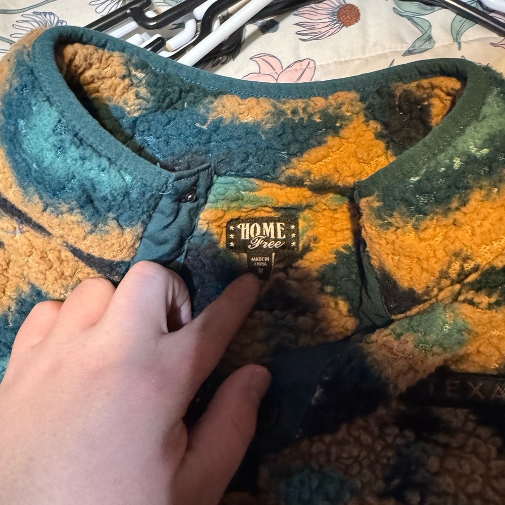 Home Free Women's Green and Orange Jacket